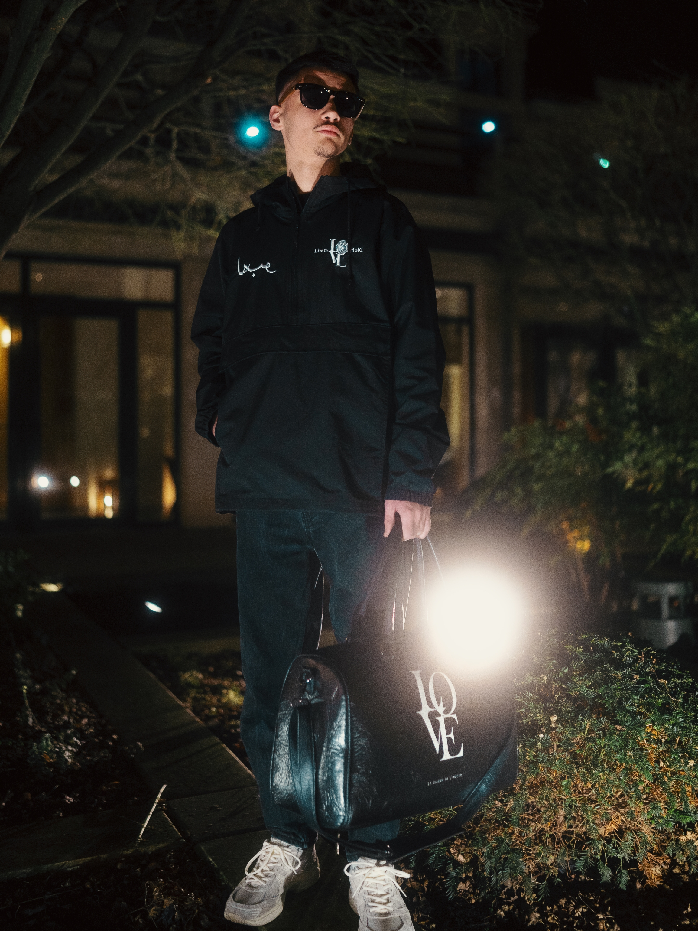 Love Anorak Jacket With Signature (With Silver Embroidery) – La