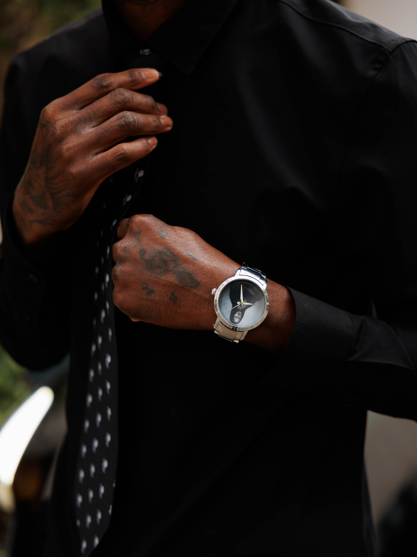 Mona Lisa Steel Strap Automatic Watch