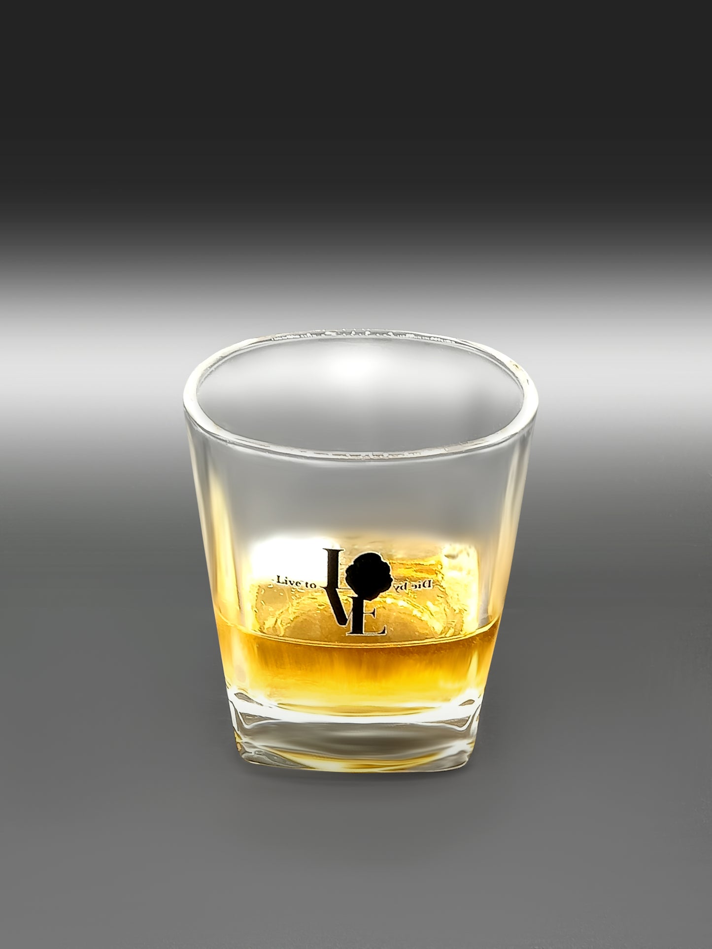 Love 10oz Square Whiskey Glasses