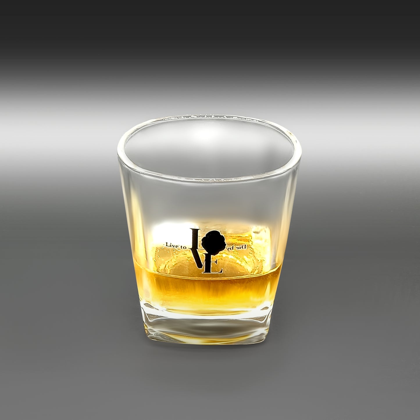 Love 10oz Square Whiskey Glasses