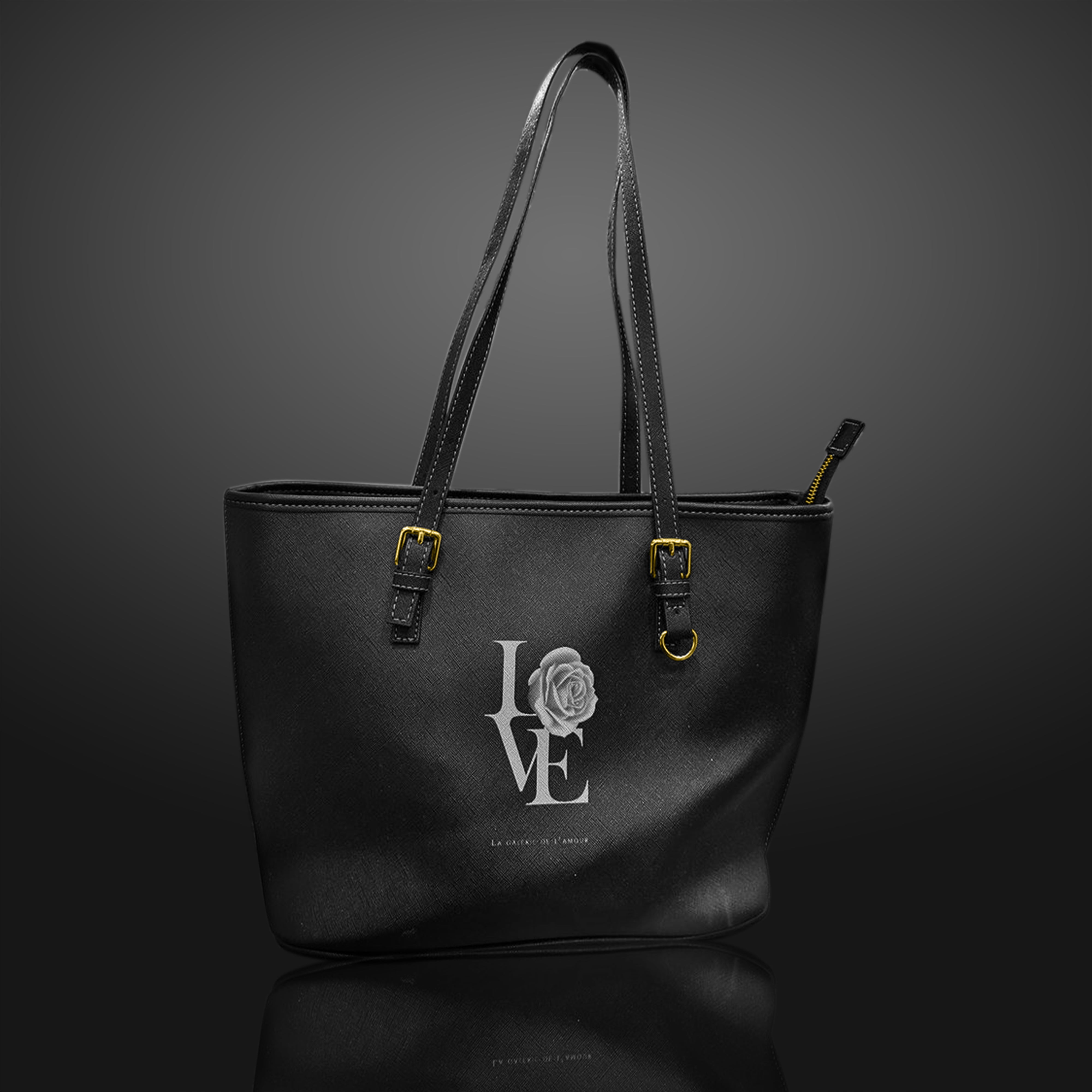 Amor leather tote bag best sale