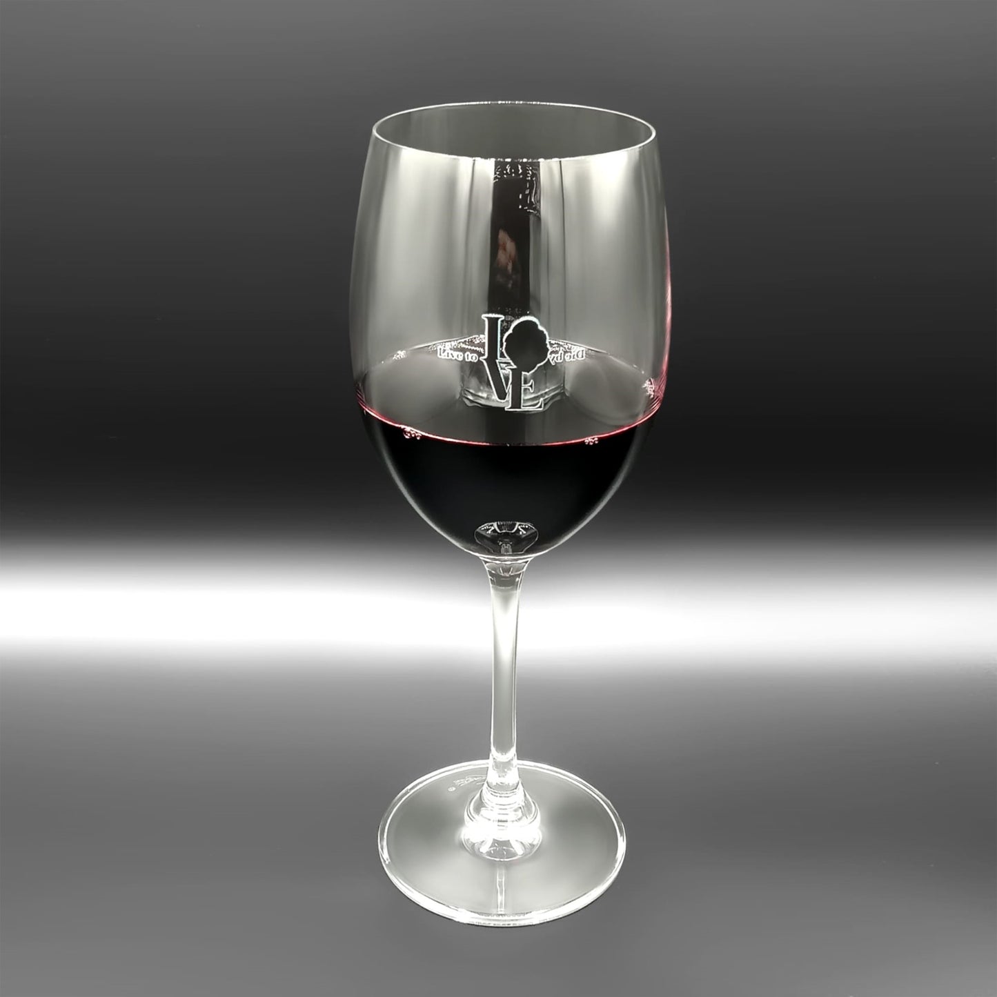 Set of 2 Love Wine Glasses