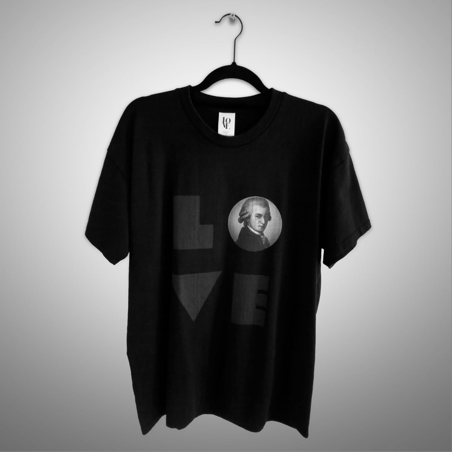 Lovegang Amade Mozart Black Heavy Weight T-Shirt