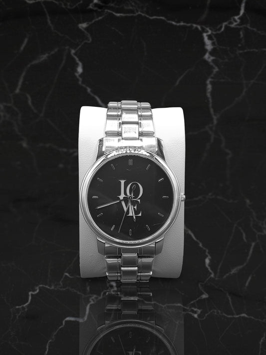 Love Stainless Steel Quartz Watch (With Indicators)