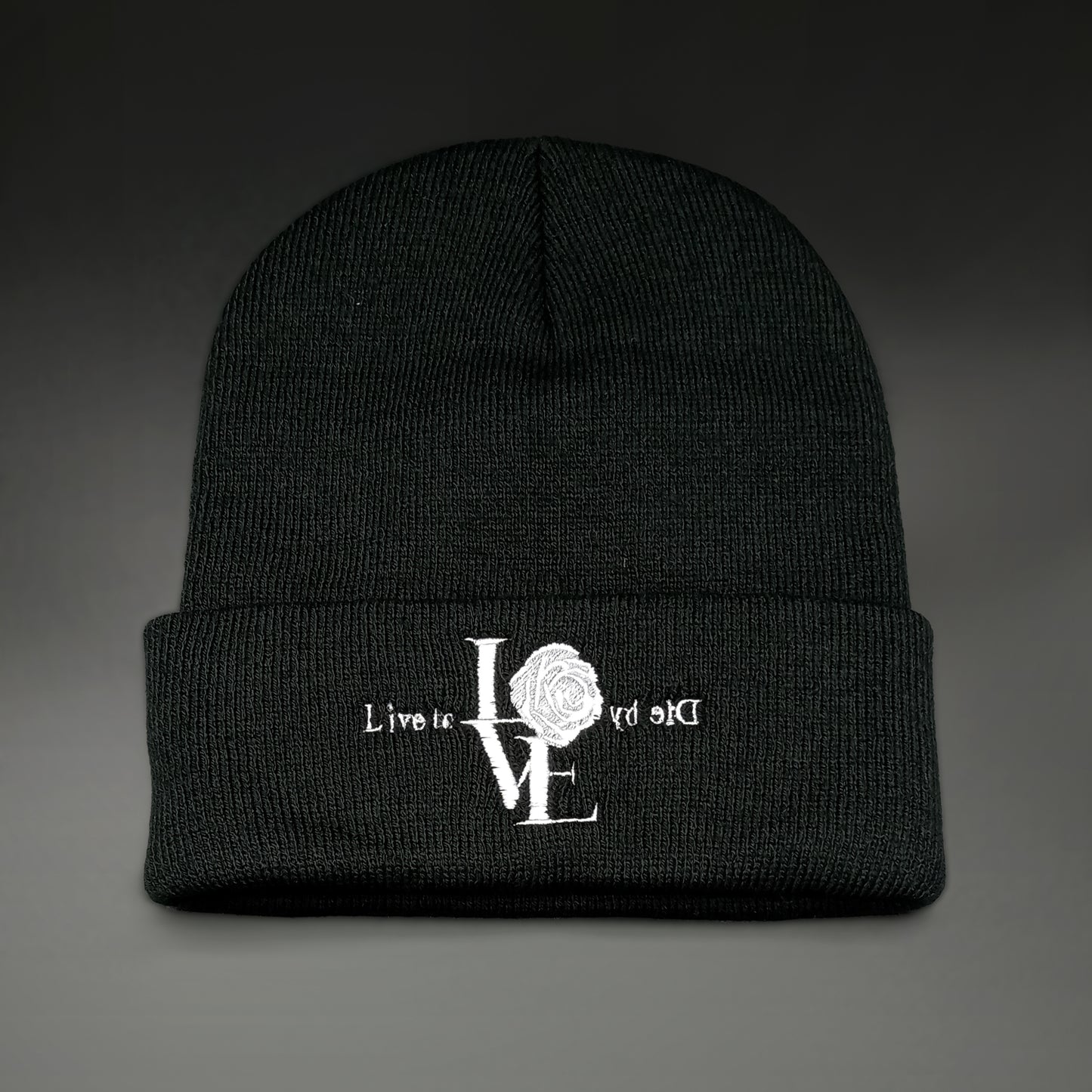 Love Beanie (With Silver Embroidery)