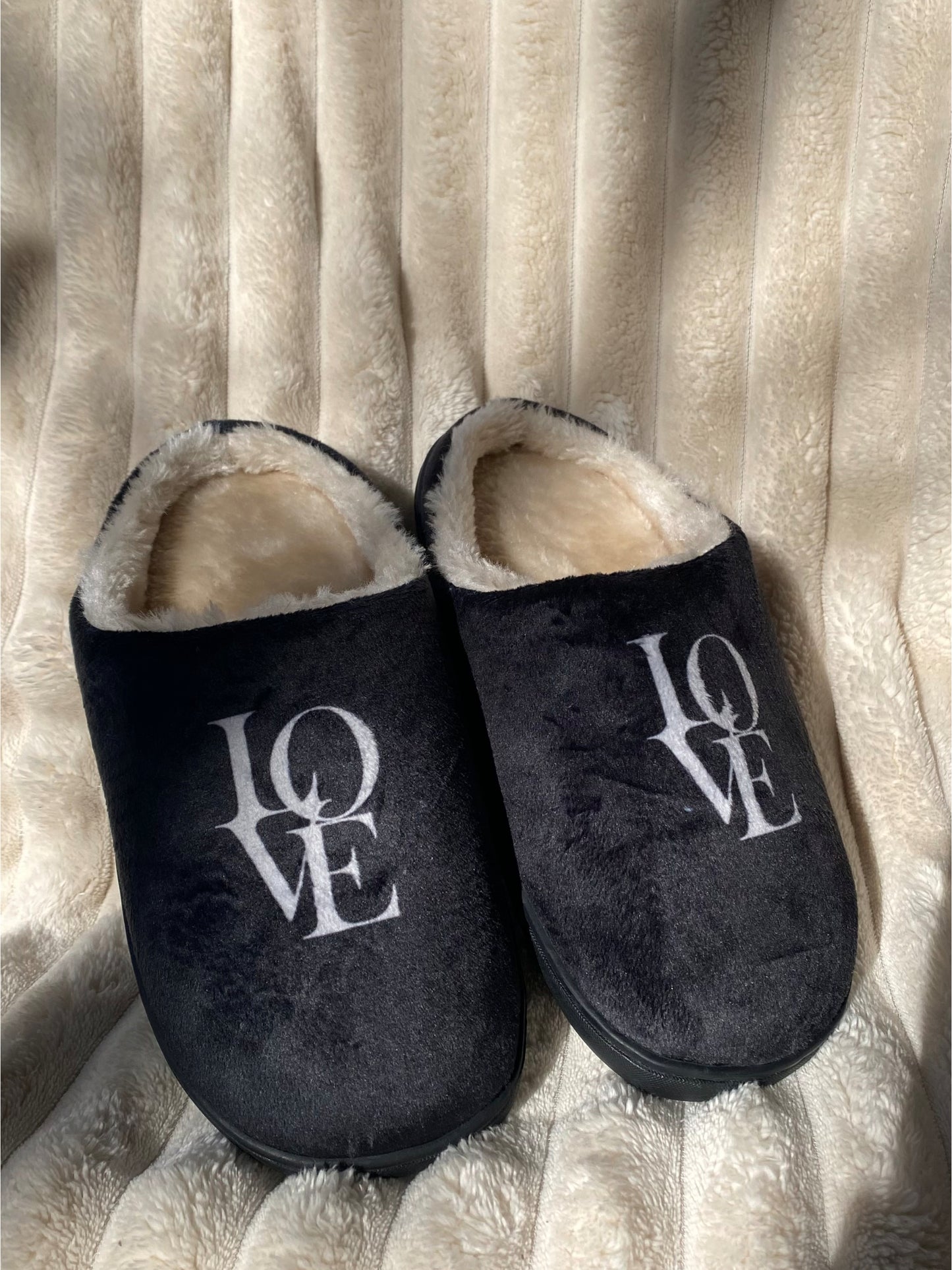 Love Fluffy Bedroom Slippers