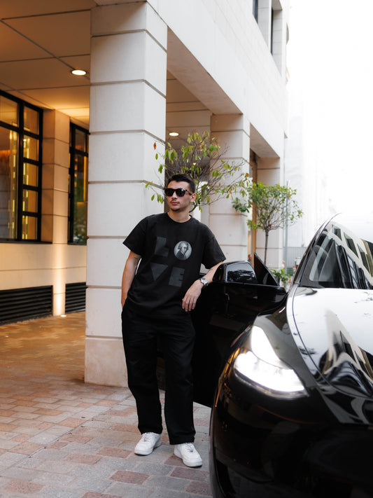 Lovegang Amade Mozart Black Heavy Weight T-Shirt