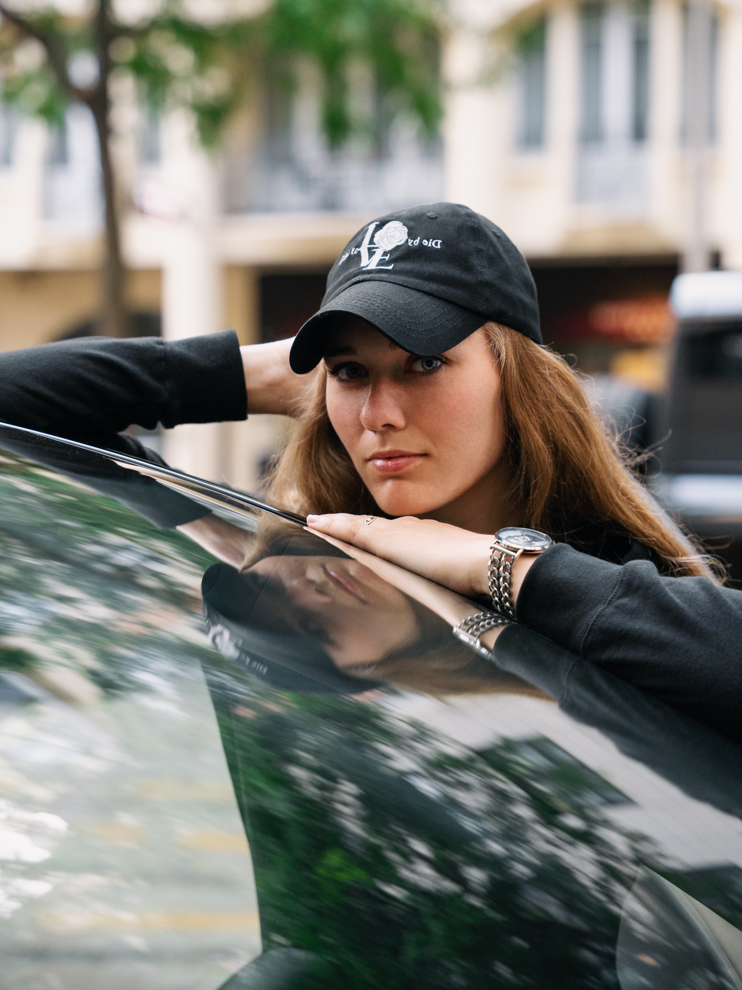 Soft Love baseball cap with signature