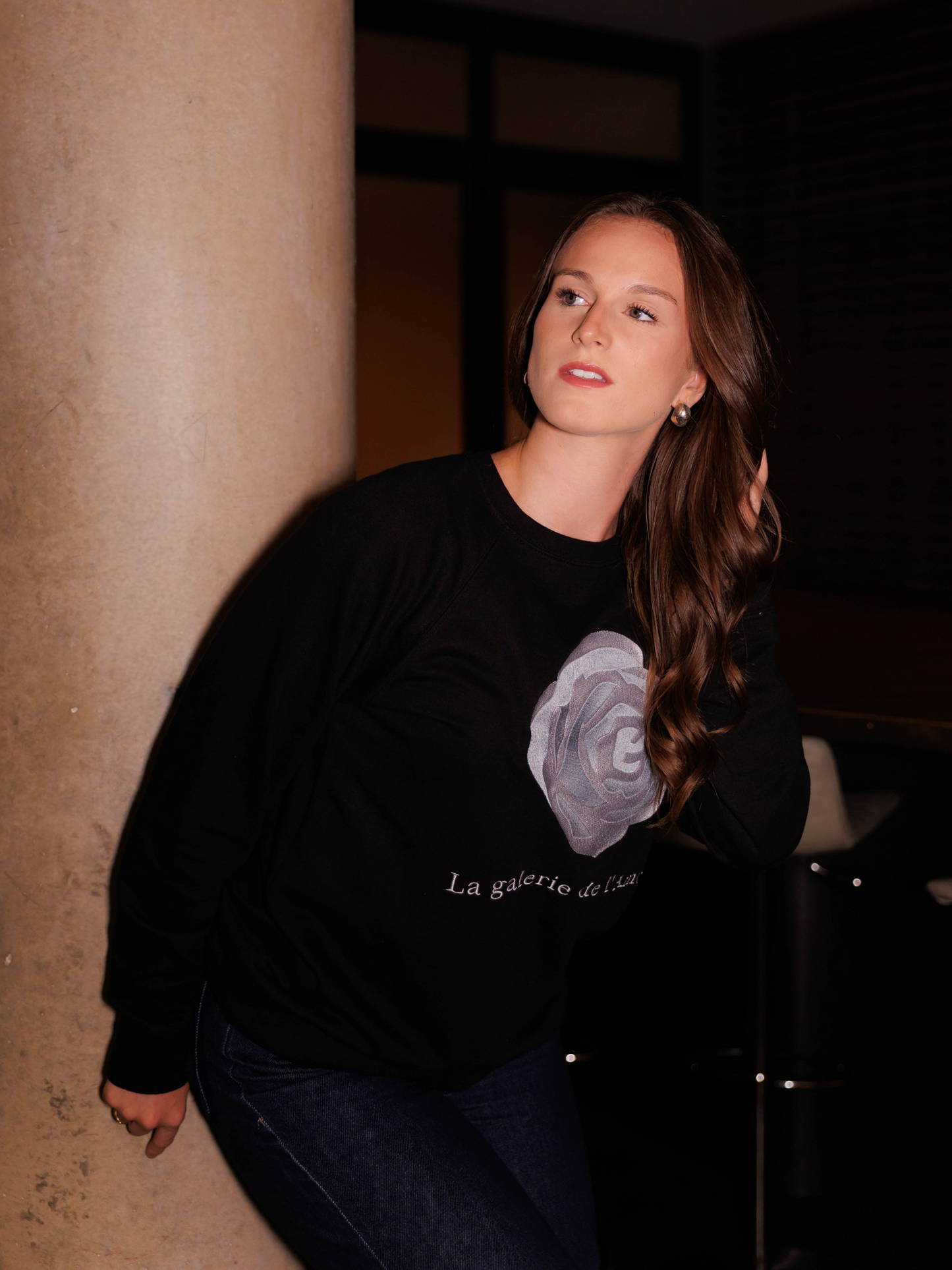 Lightweight Love Crewneck Woman Sweatshirt