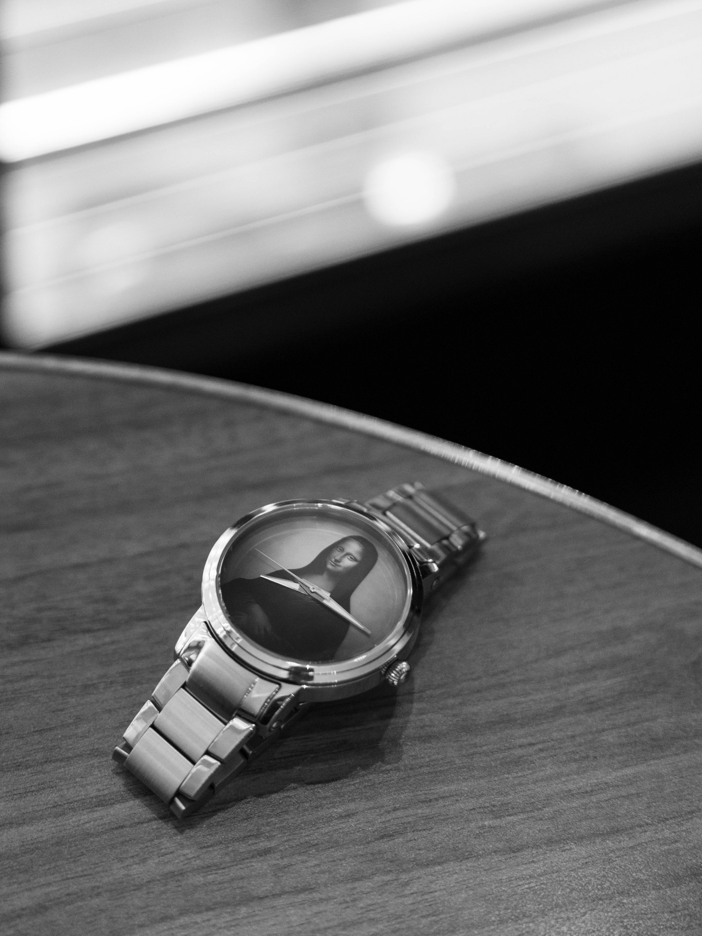 Mona Lisa Steel Strap Automatic Watch