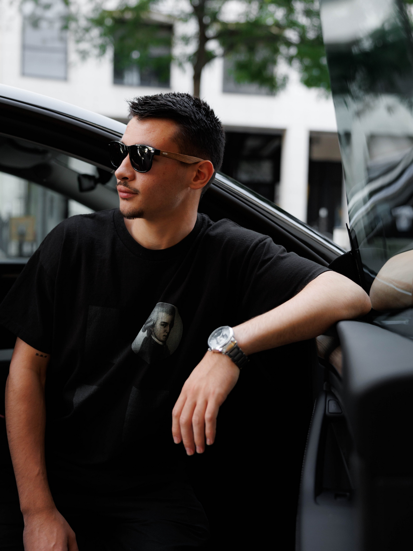 Lovegang Amade Mozart Black Heavy Weight T-Shirt