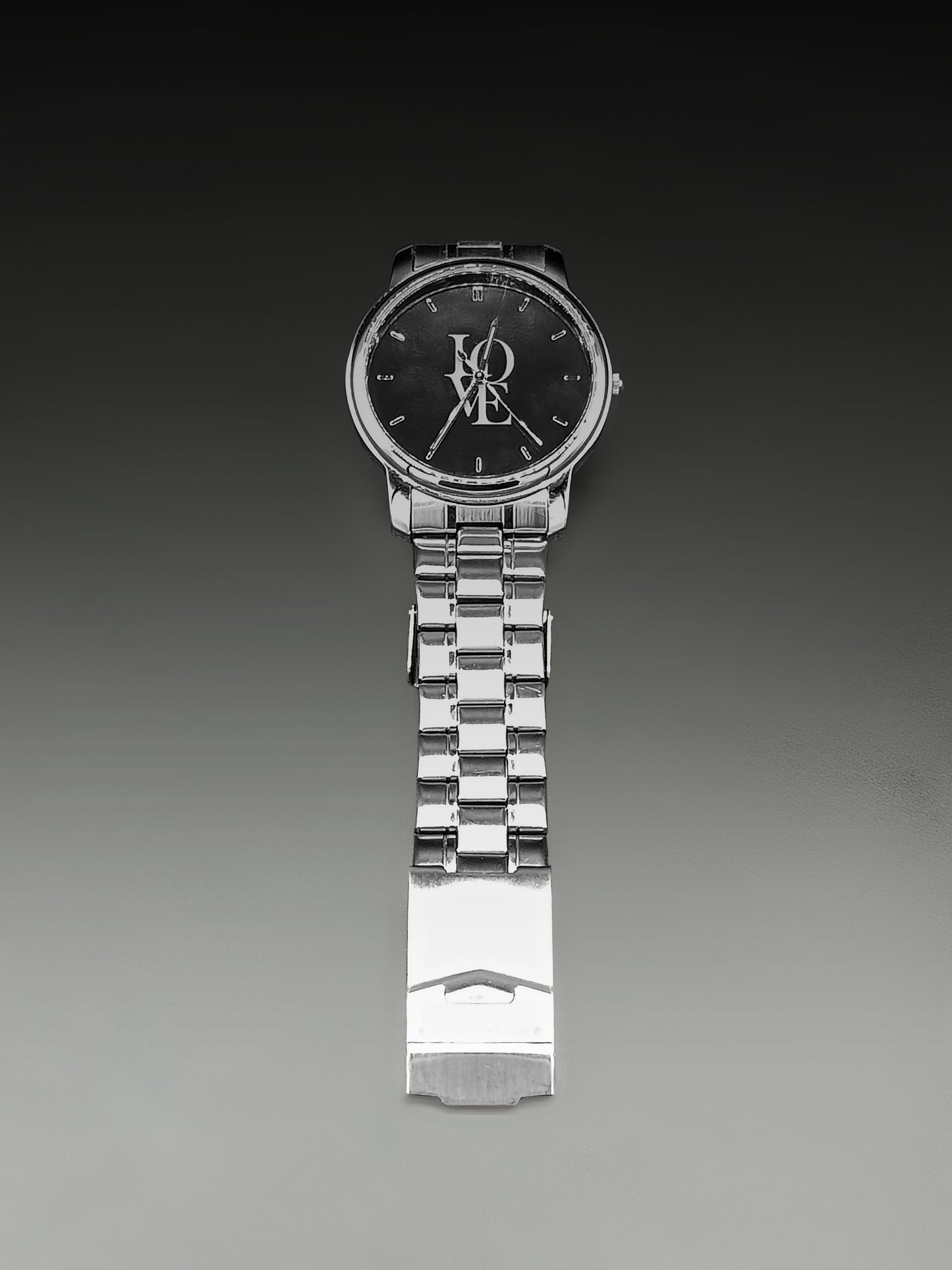 Love Stainless Steel Quartz Watch (With Indicators)