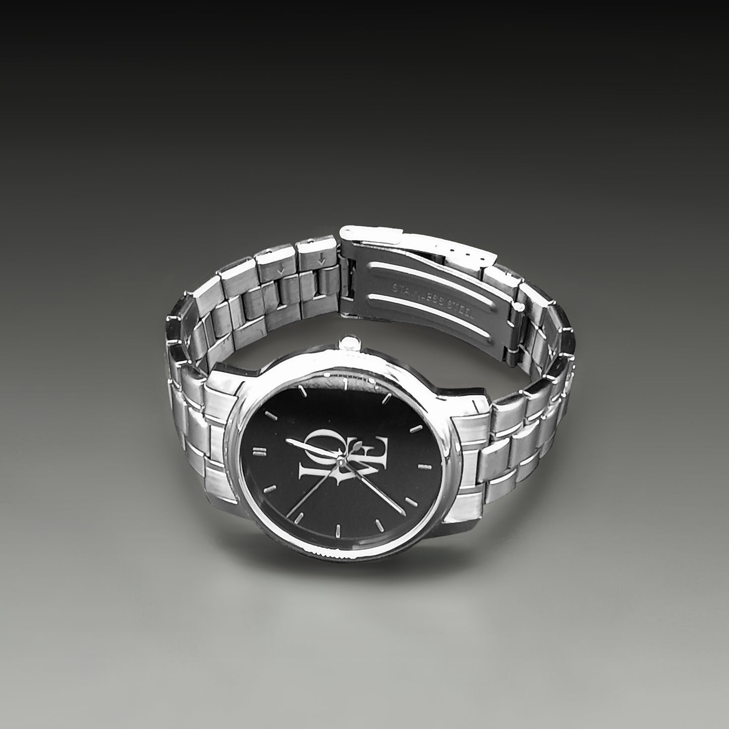Love Stainless Steel Quartz Watch (With Indicators)