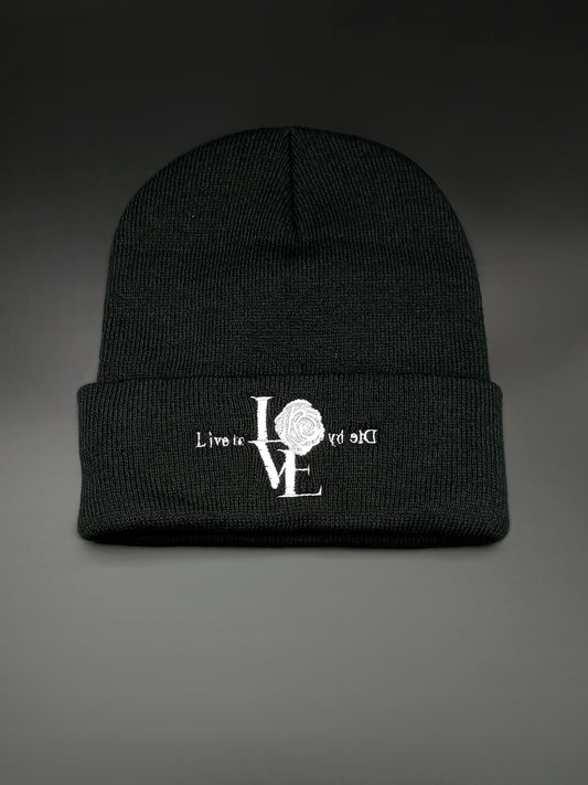 Love Beanie (With Silver Embroidery)