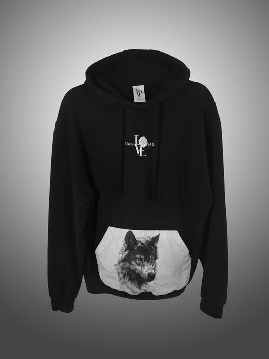 Love Hoodie X Wolf Pocket