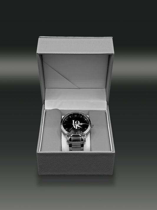 Silver Love Steel Strap Automatic Watch (With Indicators)