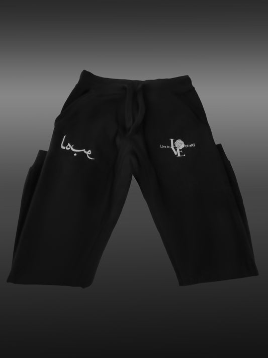 Love Jogger With Signature (With Silver Embroidery)